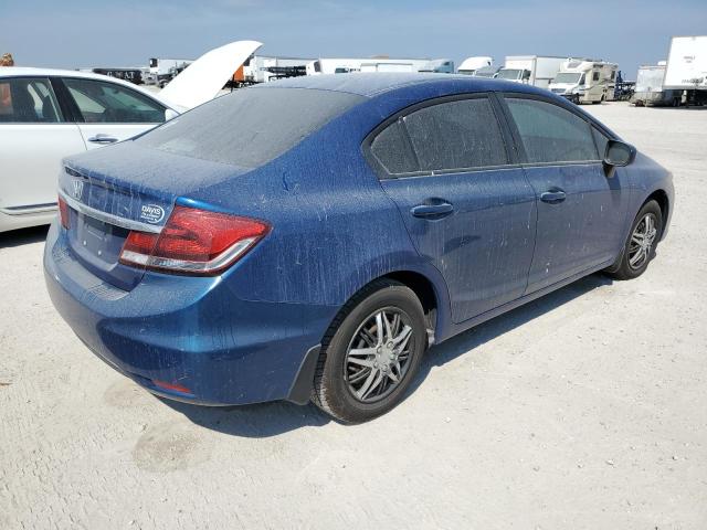 19XFB2F59EE247938 - 2014 HONDA CIVIC LX BLUE photo 3