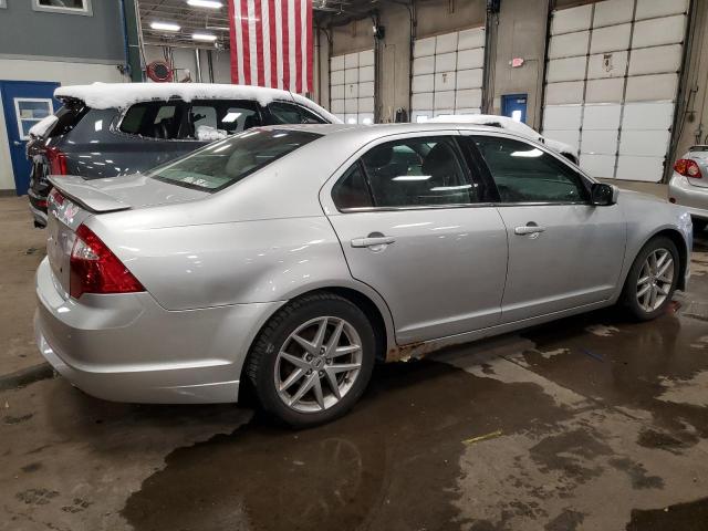 3FAHP0JA4BR279807 - 2011 FORD FUSION SEL SILVER photo 3