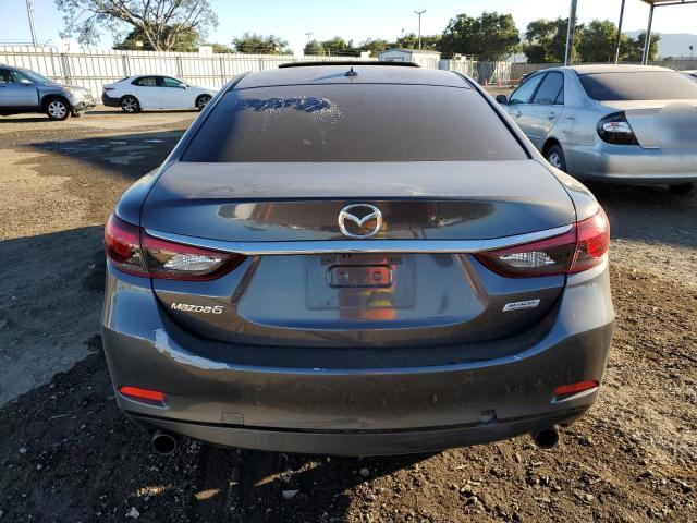 JM1GJ1T51G1445487 - 2016 MAZDA 6 TOURING GRAY photo 6