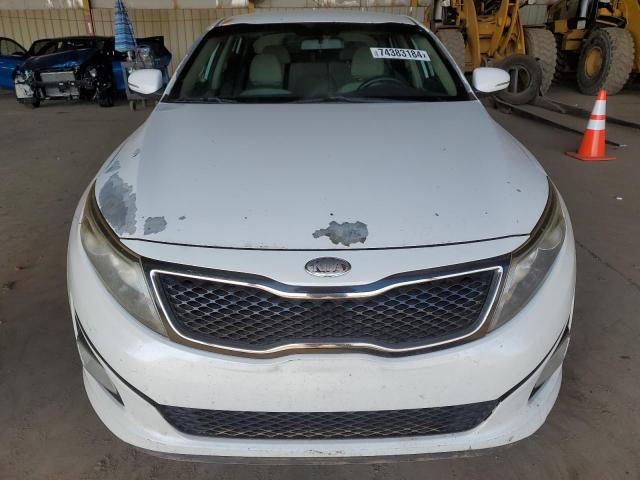 5XXGM4A73FG365463 - 2015 KIA OPTIMA LX WHITE photo 5