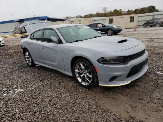 2C3CDXHG5NH103630 - 2022 DODGE CHARGER GT GRAY photo 4