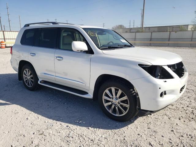 JTJHY7AX7B4078820 - 2011 LEXUS LX 570 WHITE photo 4