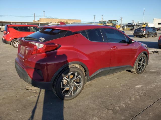 JTNKHMBXXK1019781 - 2019 TOYOTA C-HR XLE RED photo 3