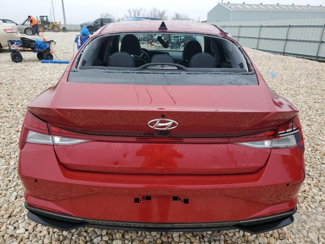 KMHLN4AJ1PU060994 - 2023 HYUNDAI ELANTRA LIMITED RED photo 6