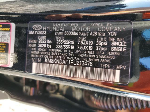 KM8KNDAF1PU213476 - 2023 HYUNDAI IONIQ 5 SEL BLACK photo 13