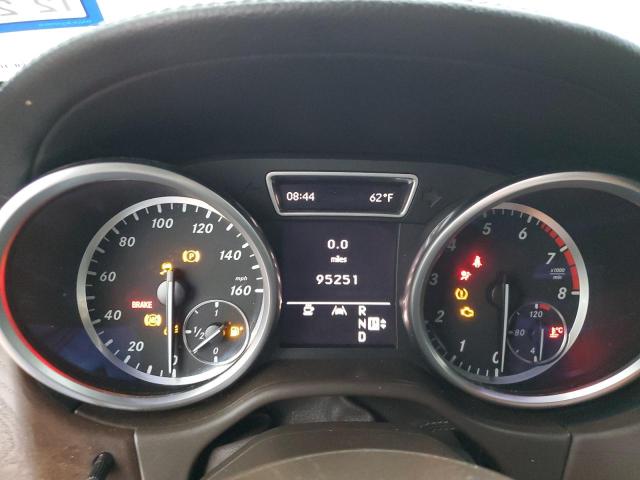 4JGDA5HB6CA070274 - 2012 MERCEDES-BENZ ML 350 4MATIC WHITE photo 9