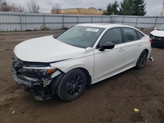 2HGFE2F55PH104159 - 2023 HONDA CIVIC SPORT თეთრი ფოტო 1