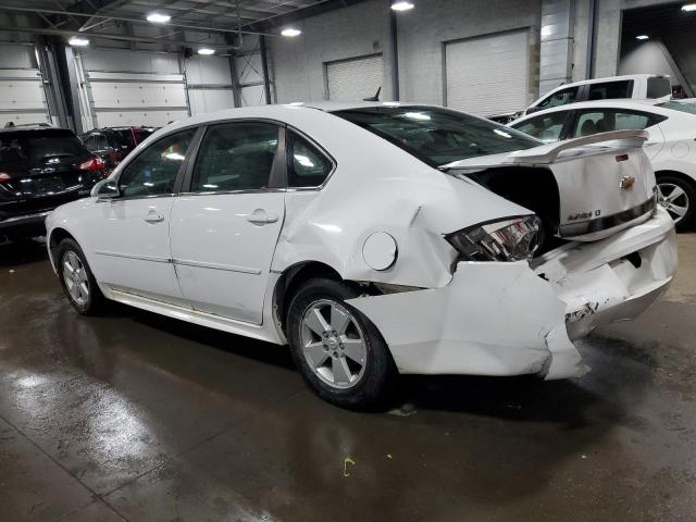 2G1WB5EK3A1153949 - 2010 CHEVROLET IMPALA LT WHITE photo 2