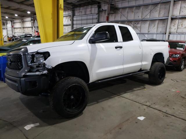5TFUY5F17LX954148 - 2020 TOYOTA TUNDRA DOUBLE CAB SR/SR5 WHITE photo 1
