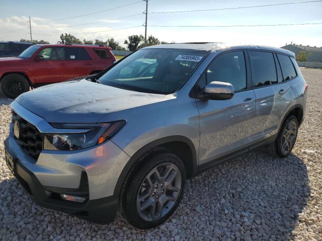 5FNYF8H56PB035993 - 2023 HONDA PASSPORT EXL SILVER photo 1