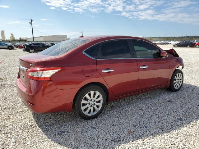 3N1AB7AP2FL682896 - 2015 NISSAN SENTRA S BURGUNDY photo 3