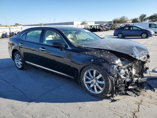 JTHGL46F075005350 - 2007 LEXUS LS 460L BLACK photo 4