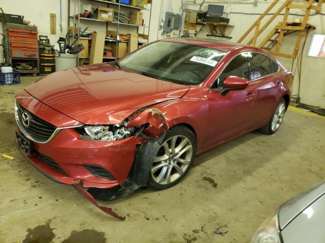 JM1GJ1V55G1447594 - 2016 MAZDA 6 TOURING RED photo 1