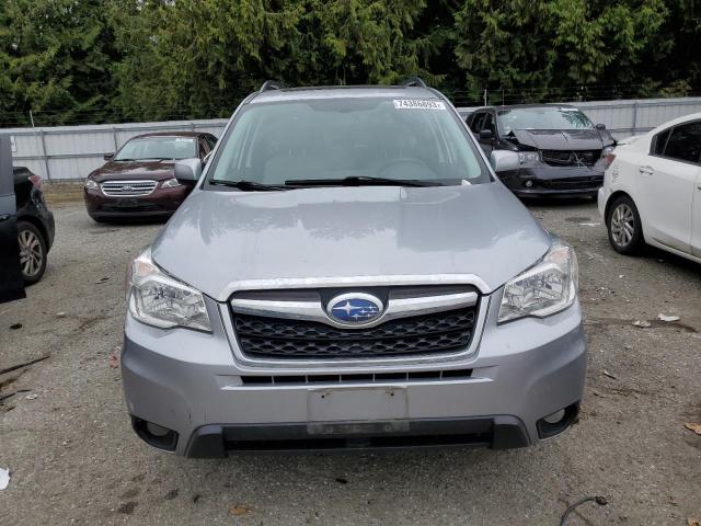 JF2SJAHC0FH488422 - 2015 SUBARU FORESTER 2.5I LIMITED SILVER photo 5