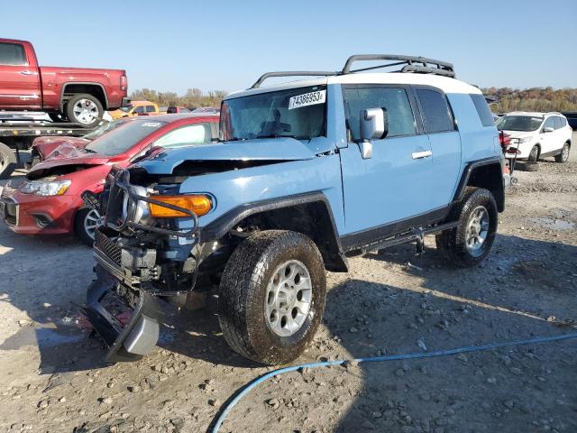 JTEBU4BF1BK103579 - 2011 TOYOTA FJ CRUISER BLUE photo 1