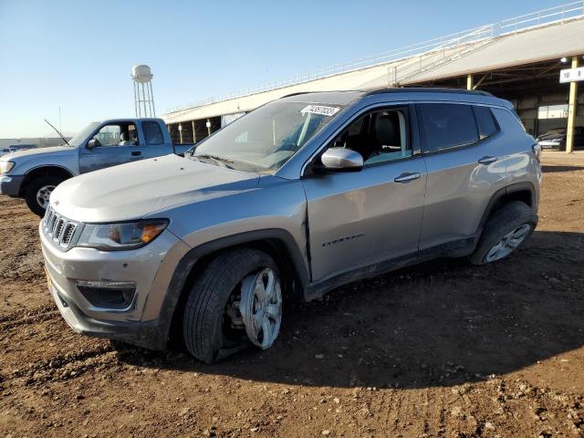 3C4NJDBB0JT360138 - 2018 JEEP COMPASS LATITUDE SILVER photo 1