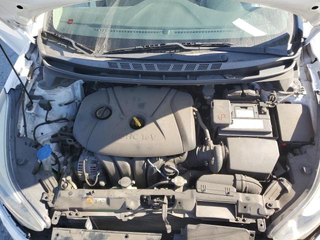 5NPDH4AE2EH494514 - 2014 HYUNDAI ELANTRA SE WHITE photo 11