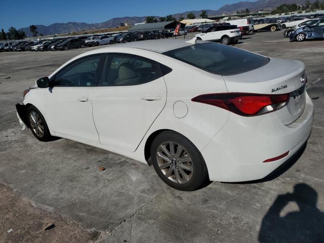 5NPDH4AE2EH494514 - 2014 HYUNDAI ELANTRA SE WHITE photo 2