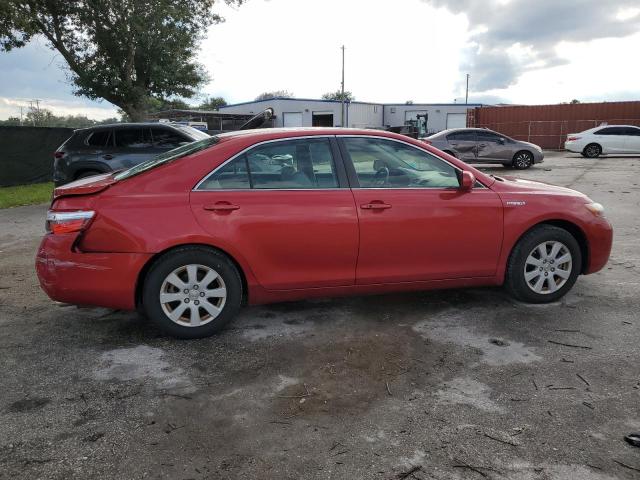 JTNBB46K373039754 - 2007 TOYOTA CAMRY HYBRID RED photo 3