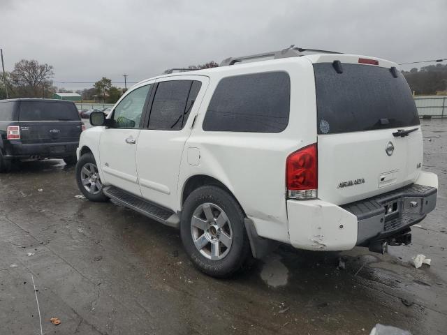 5N1BA08C77N704371 - 2007 NISSAN ARMADA SE WHITE photo 2