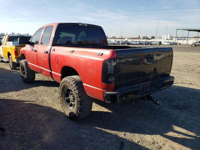 1D7KS28A27J596122 - 2007 DODGE RAM 2500 ST RED photo 2