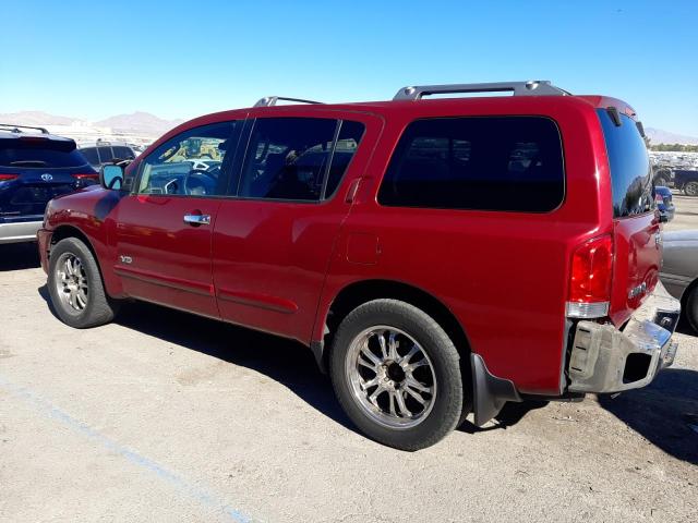 5N1AA08A85N705858 - 2005 NISSAN ARMADA SE MAROON photo 2