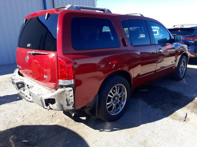 5N1AA08A85N705858 - 2005 NISSAN ARMADA SE MAROON photo 3