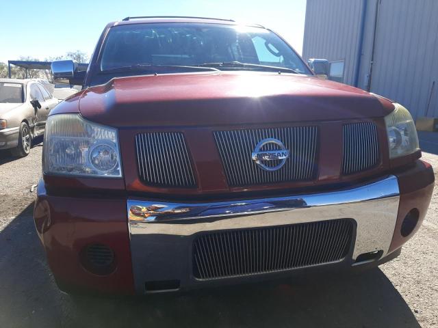 5N1AA08A85N705858 - 2005 NISSAN ARMADA SE MAROON photo 5