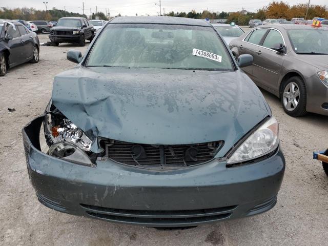 4T1BF30K82U509352 - 2002 TOYOTA CAMRY LE GREEN photo 5