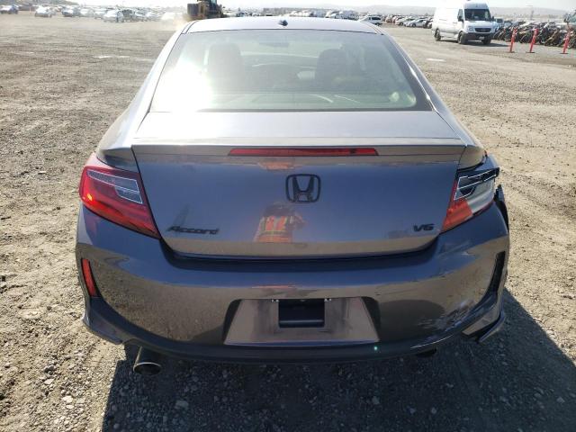 1HGCT2B82GA003829 - 2016 HONDA ACCORD EXL GRAY photo 6