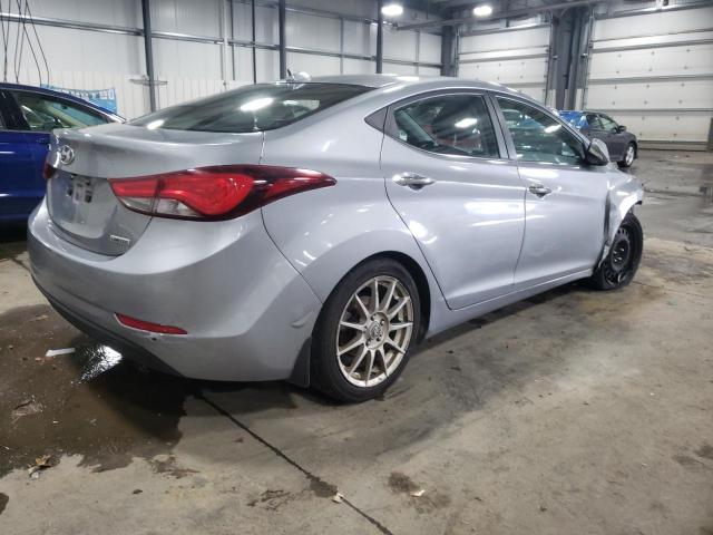 5NPDH4AE6FH597744 - 2015 HYUNDAI ELANTRA SE SILVER photo 3