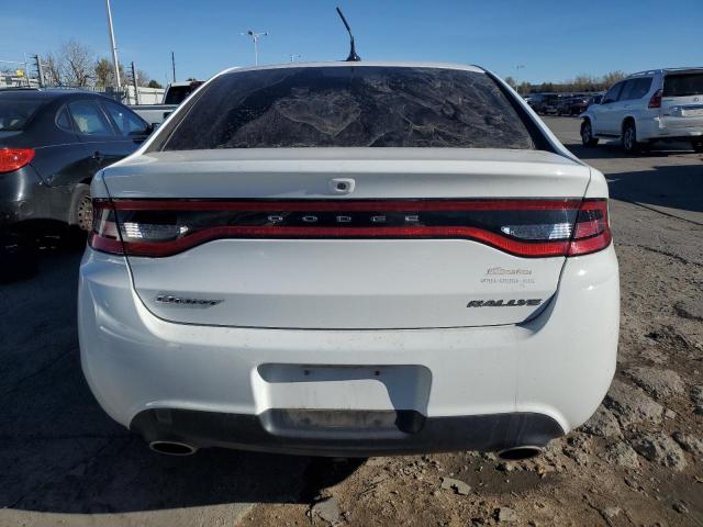 1C3CDFBA1DD338939 - 2013 DODGE DART SXT WHITE photo 6