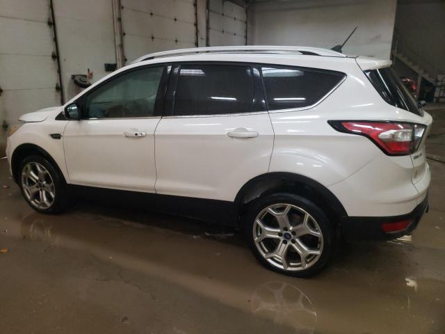 1FMCU9J98JUA53165 - 2018 FORD ESCAPE TITANIUM WHITE photo 2