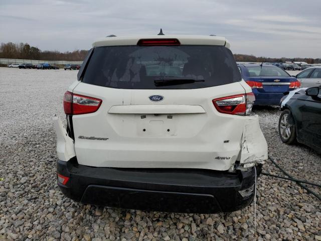 MAJ6S3GLXKC284394 - 2019 FORD ECOSPORT SE თეთრი ფოტო 6