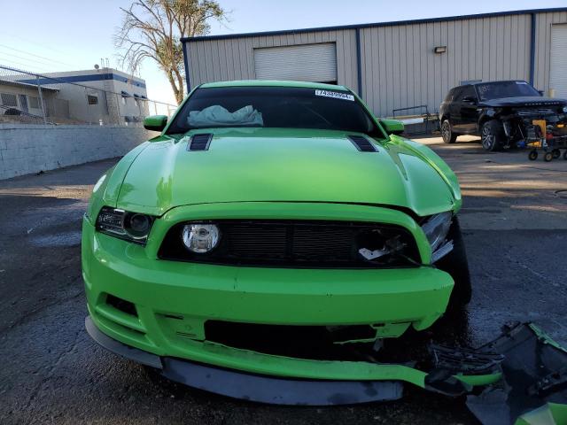 1ZVBP8CF2E5204499 - 2014 FORD MUSTANG GT GREEN photo 5