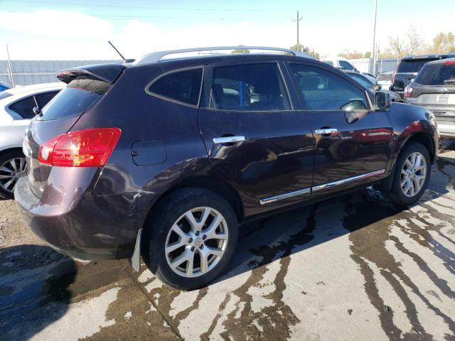 JN8AS5MT0BW187244 - 2011 NISSAN ROGUE S BLACK photo 3