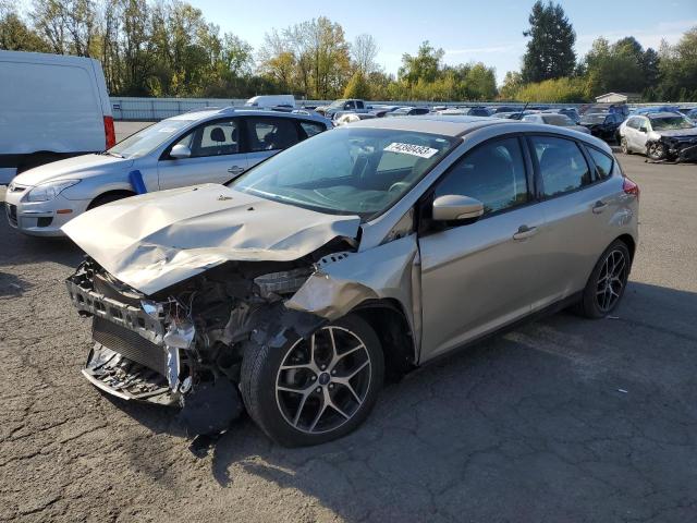 1FADP3M2XHL223494 - 2017 FORD FOCUS SEL GOLD photo 1