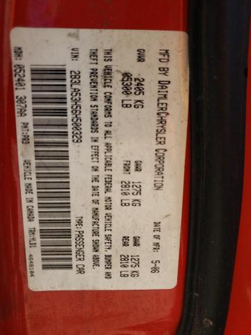 2B3LA53H56H500329 - 2006 DODGE CHARGER R/T RED photo 13