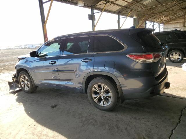 5TDJKRFH5ES041020 - 2014 TOYOTA HIGHLANDER XLE Mavi foto 2