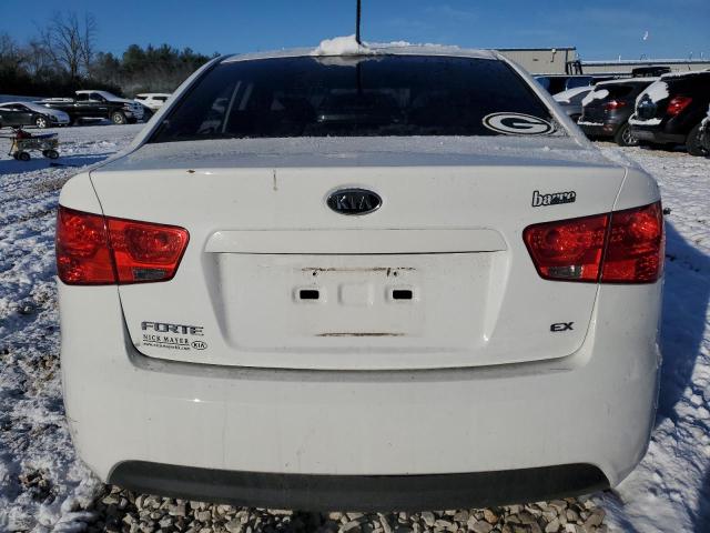 KNAFU4A20A5063512 - 2010 KIA FORTE EX WHITE photo 6