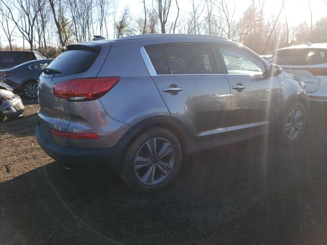 KNDPCCA64E7626952 - 2014 KIA SPORTAGE SX GRAY photo 3