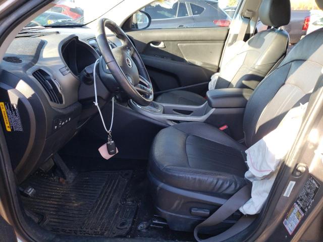 KNDPCCA64E7626952 - 2014 KIA SPORTAGE SX GRAY photo 7