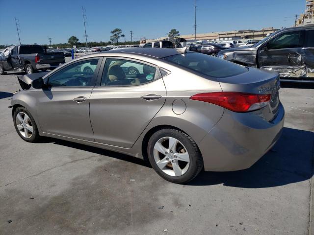 5NPDH4AE4DH323102 - 2013 HYUNDAI ELANTRA GLS TAN photo 2