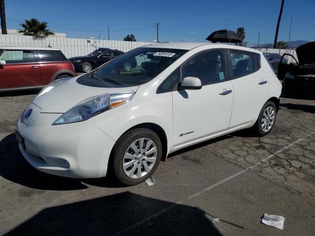 1N4AZ0CPXDC417719 - 2013 NISSAN LEAF S WHITE photo 1