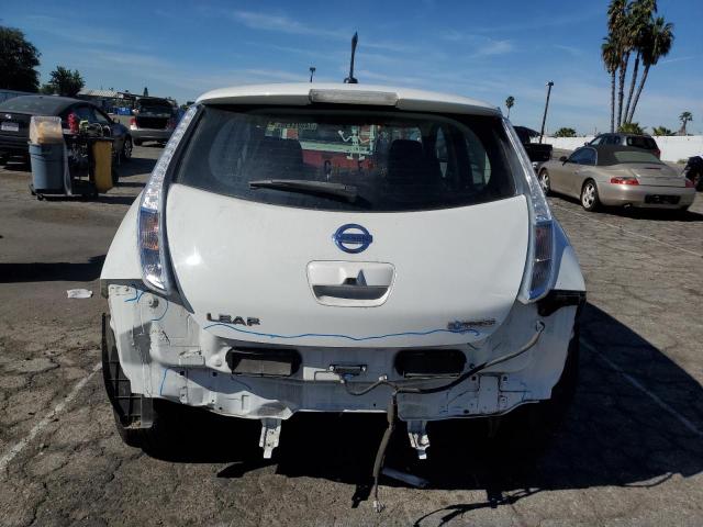 1N4AZ0CPXDC417719 - 2013 NISSAN LEAF S WHITE photo 6