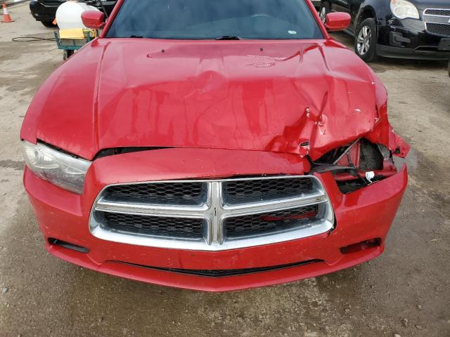 2C3CDXBG7DH512803 - 2013 DODGE CHARGER SE RED photo 11