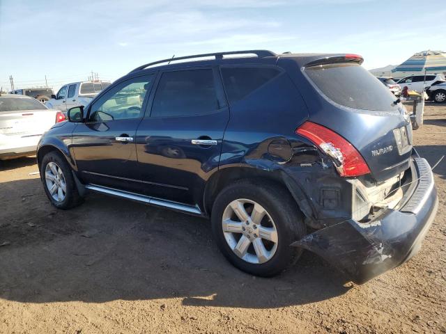 JN8AZ08W26W538390 - 2006 NISSAN MURANO SL BLUE photo 2