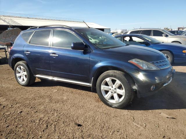 JN8AZ08W26W538390 - 2006 NISSAN MURANO SL BLUE photo 4