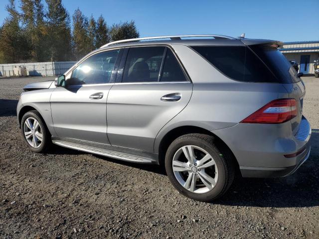 4JGDA5HB6CA024296 - 2012 MERCEDES-BENZ ML 350 4MATIC SILVER photo 2
