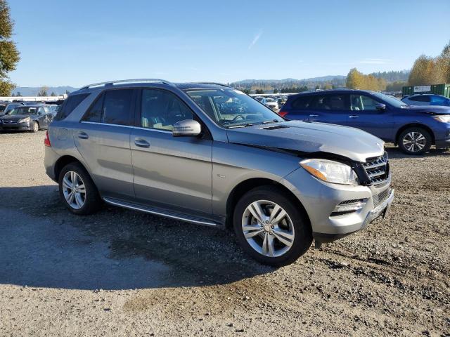 4JGDA5HB6CA024296 - 2012 MERCEDES-BENZ ML 350 4MATIC SILVER photo 4